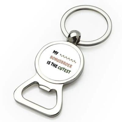 Akyol - my bonusbroer is the cutest flesopener - Broer - schattige bonusbroer - verjaardagscadeau - verjaardag - cadeau - cadeautje voor broer - broer artikelen - kado - geschenk - gift - 9 bij 3 cm