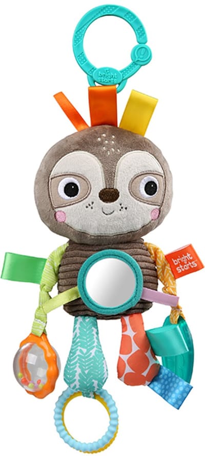 Baby pluche activity luiaard - Bright Starts - vanaf 0 maanden