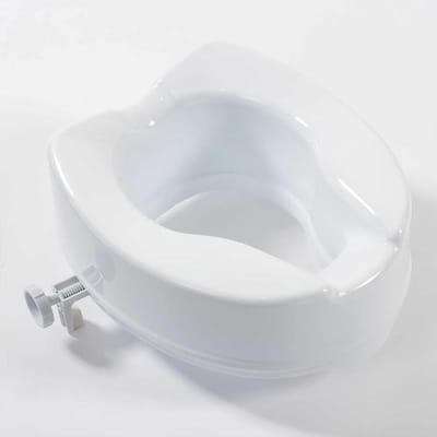 Verhoogd Toiletzitting 15 cm met Deksel - Makkelijk Monteren en Schoonmaken