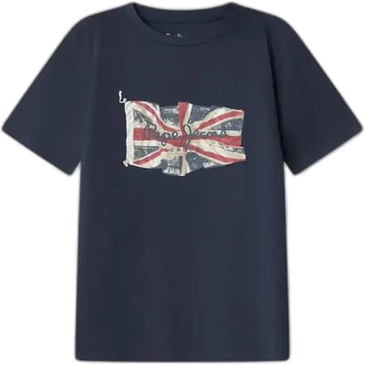 Kinder-T-shirt Pepe Jeans Union Jack