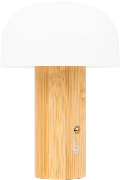 Bo-Camp - Urban Outdoor collection - Tafellamp - Nasstington - Bamboe - Oplaadbaar - 180 Lumen