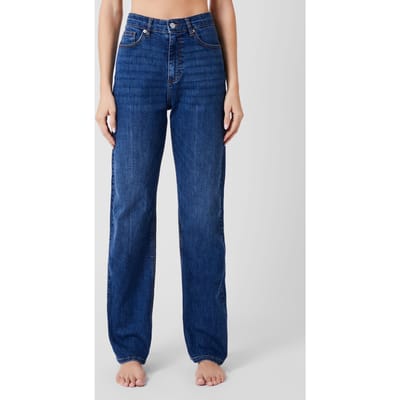 French Connection Toms Denim Bleach Line Jean Vintage Taglia: 12 | Pantaloncini Outlet | Donna | Blu