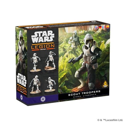 Atomic Mass Games Star Wars miniaturen Scout Troopers uitbreiding.