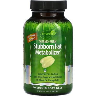 Irwin Naturals, Thermo-Burn hardnekkige vetverbrander, 60 vloeibare softgels