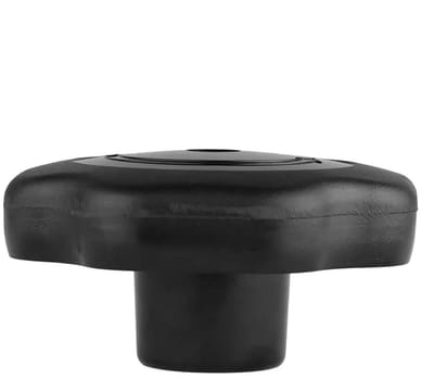 Snelkookpan Handvat - Deksel Knop - Koken - Explosieveilig Bakeliet - 1.7 cm - Zwart