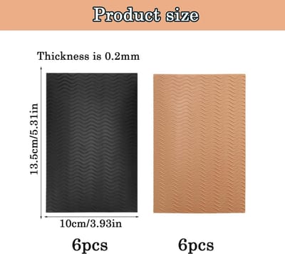 Cosensi - Schoenzolen Beschermers - Silicone Grip - Voorkom Slipperigheid - Zwart en Khaki - Sole Protector - Ideaal voor Sneakers en Leren Schoene...