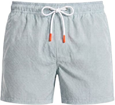 Tropea Seersucker Zwembroek - Lichtblauw - Maat L - Zwemshort Heren Lichtblauw - Swimwearclub