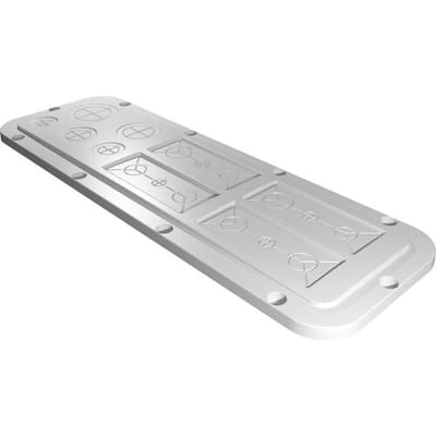 Rittal AX 2563.200 2563200 Flensplaten (l x b) 149 mm x 447 mm Kunststof Grijs 1 stuk(s)