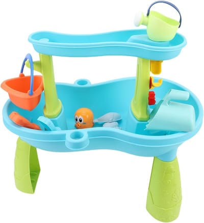 Kindertafelset - Speeltafel peuter - Binnen buiten spelen - 2 in 1 functie - 61 x 36 x 14 cm