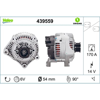 Dynamo / Alternator VALEO ORIGINS NEW VALEO 439559
