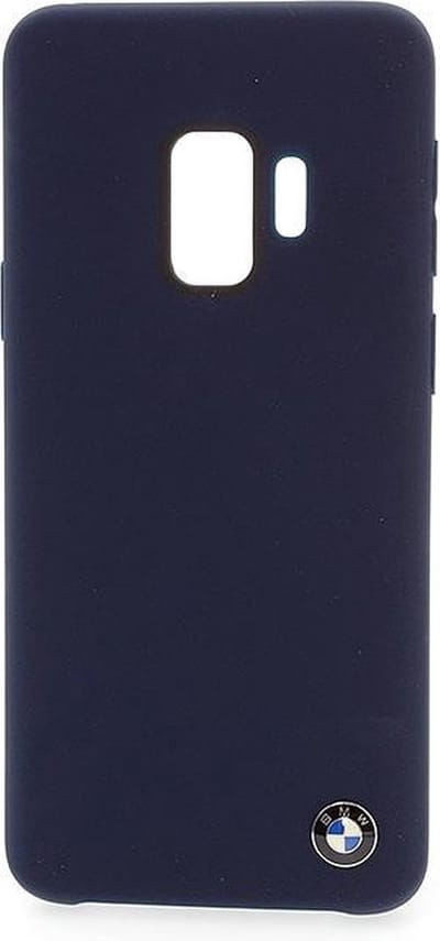 Blauw hoesje BMW - Backcover - Soft Touch - Leer - Galaxy S9 - BMW Edition