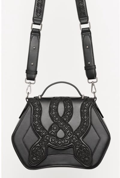 Restyle - Cathedral Snake Schoudertas - Zwart