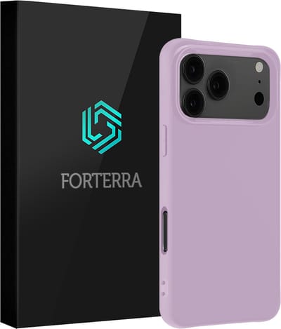 Hoesje Geschikt voor Apple iPhone 17 Pro - Sterk & Shockproof - Siliconen Case - Hoes Cover - Lila