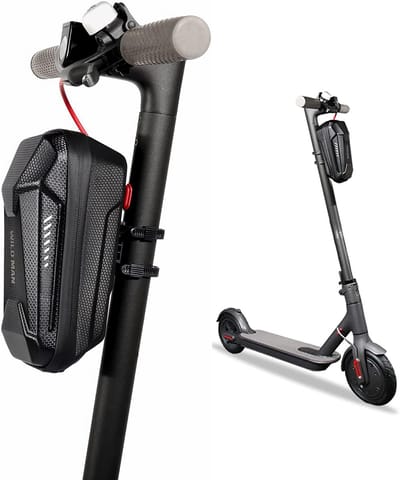 Scooter Stuurtas Waterdicht 2L – EVA Harde Schaal Stuurtas – Opbergtas voor E-Step, Elektrische Step en Fiets – Voor Telefoon, Sleutels en Accessoires – Universele Stuurtas voor Scooter, E-Bike en Vouwfiets