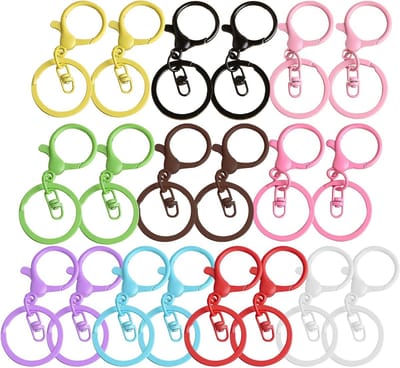 Stevige Carabiners en Sleutelhangers voor Sleutels, Kleding en Sieraden - Ideaal voor Creatieve Projecten en Organisatie