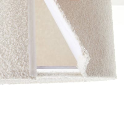 Brilliant Teddy - Plafondlamp - E27 max 1x25W - Teddystof - Beige