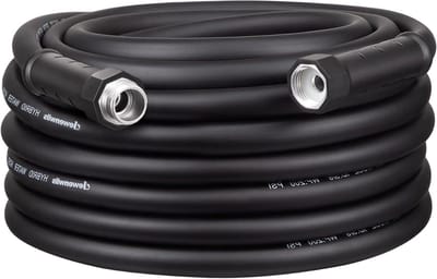DEWENWILS Tuinslang 15,2 m x 5/8 inch, waterslang met draaibare handgreep, robuust, lichtgewicht, flexibele slang voor planten, auto, tuin, 3/4 inch solide fittingen, drinkwaterveilig