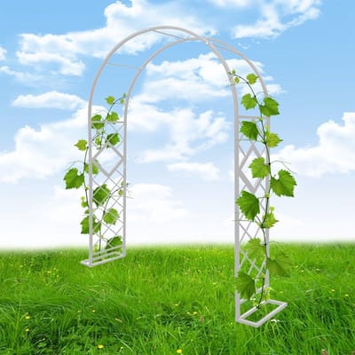 Bruiloft Arch - Decoratie Stand - Tuin Decoratie - Verstelbaar Ontwerp - W280xH - Wit