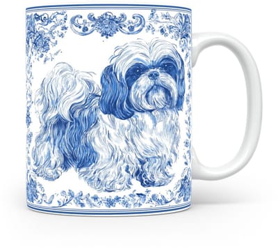 Mok Maltese Beker voor koffie of tas voor thee, cadeau voor dierenliefhebbers, moeder, vader, collega, vriend, vriendin, kantoor, opa, oma, hond, kerst, sinterklaas, verjaardag