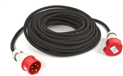 25 Meter 380 Volt 5Gx1,5 mm Professioneel Verlengsnoer
