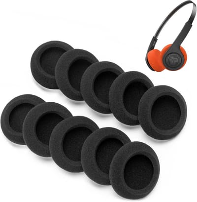 Daity 5 paar - Schuimrubberen oordopjes - ronde - verdikte oordopjes met oorhaakbevestiging (6 cm)