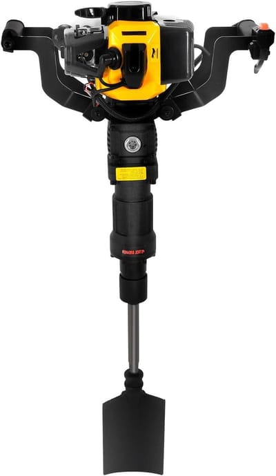 Tuinboomgraafmachine - Graaffrees - Bomen Planten - Krachtige 2-takt motor - 96 cm Lengte - Zwart Geel