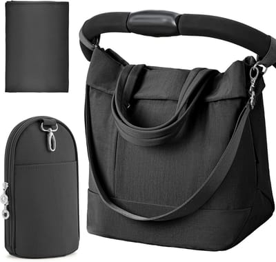 Grote Luiertas Tote Tas voor Mama - Crossbody met Aankleedkussen en Isolatieluik