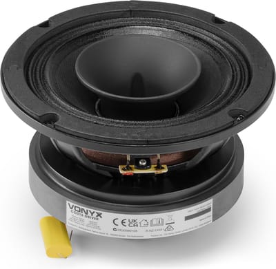 Vonyx CCD16 Coaxiale speaker - Geschikt voor inbouw in auto’s - 6.5 inch - 600W - 8 Ohm