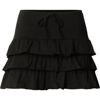 Urban Classics - Volants Jersey Korte rok - XL - Zwart