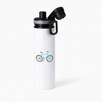Hacebo® - Fietsen waterfles met draaidop grijs - Fietsenmaker - Fietsers - Fietsdecoratie - fiets accessoires - water fles - 850ML