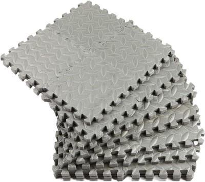 Vloermatten Set - Beschermende Kussens - Binnen Sporten - Schokabsorberend - 36 Stuks - Grijs