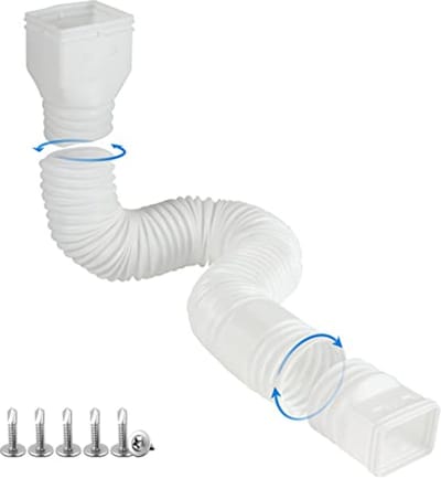 Regengoot Verlengingen - Flexibele Afvoerextender van 21 tot 60 Inch