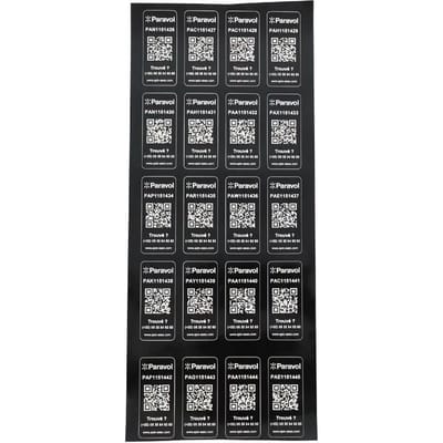 Identificatielabels Paravol (x20)