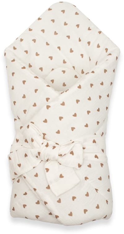 New Baby mousseline inbakerdoek 75x75 cm - Swaddle doek