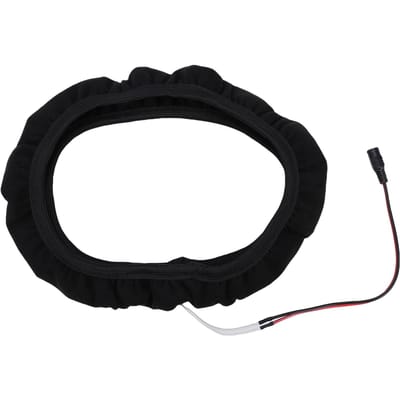 Verwarmde Stuurwielhoes Antislip   Snelle Verwarming Auto Verwarmde Stuurwielhoes black