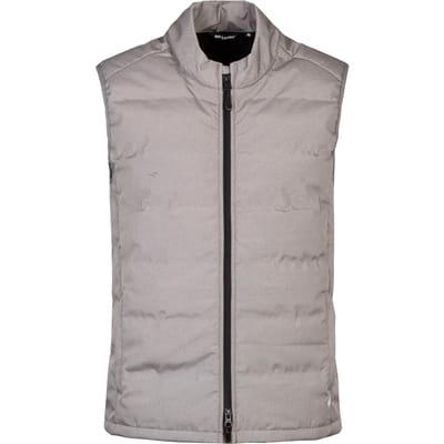 Heren Geïsoleerd Fleece Gevoerd Gilet voor de Winter | Heat Holders | Midweight Volledige Rits Bodywarmer - Grijs