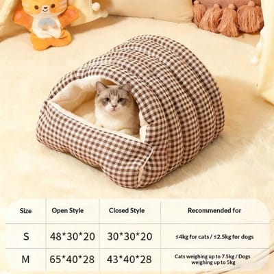 Huisdierstrooisel Vier Seizoenen Warm Kattenbakvulling Winter Kattenbakvulling Hondentoilet Vier Seizoenen Universele Producten Gesloten Kattenmand Kan Worden Gedemonteerd en Gewassen M 48*30*20 29+21+5cm grijs