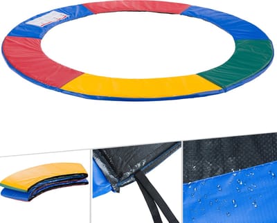 AREBOS Beschermingspads Randafdekking Trampoline Veerbescherming 366cm Kleurrijk
