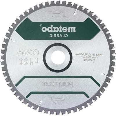254x26/18x30 Zaagblad Multi Cut Classic 254mm - HW/CT 60 tanden