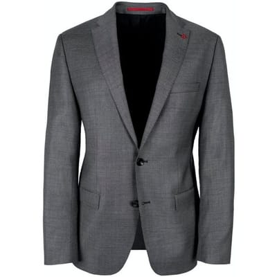Roy Robson Colbert Slim Fit Fine Structure Uni Grijs / male