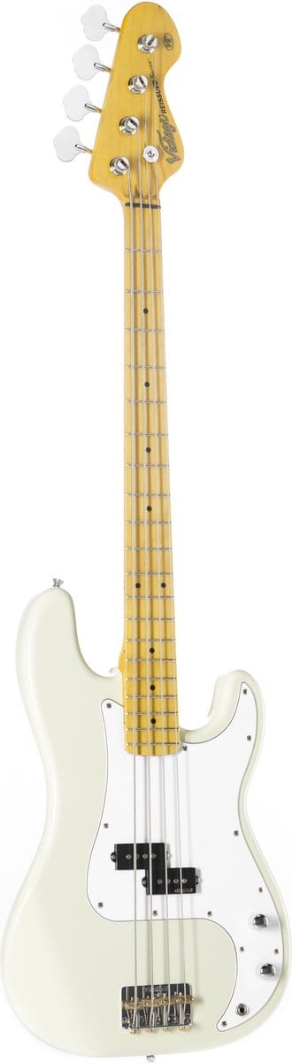 Vintage Reissued V4MVW Vintage White - Elektrische basgitaar