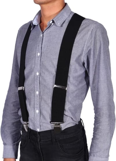 Robuuste X-vormige elastische bretels met metalen clips, verstelbare Y-stijl, 5 cm breed, perfect voor elke gelegenheid