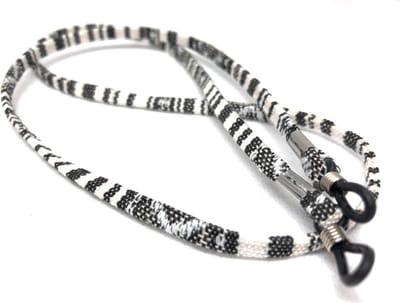 Brillenkoord Wit - Brillenband Koord - Bril Binnen Handbereik - Verstelbare Uiteinden - 30 cm - Wit