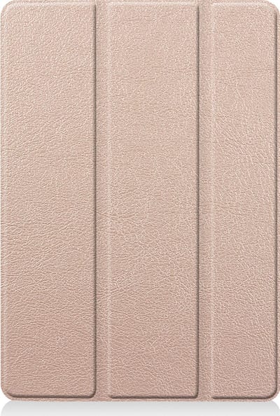 Hoesje - Geschikt voor Apple iPad 7 (2019) - 10.2 inch - 7e Generatie - Dun & Stevig - Trifold Bookcase - Hard Cover - Hardcover Book Case - Tablet Hoes - Goud