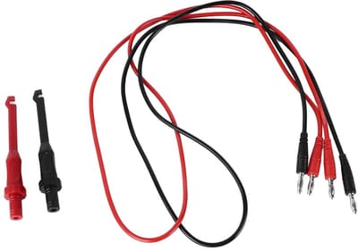 Flexibele Testdraad - Bananenstekker Kabel - Elektrisch Testen - Zacht Siliconen Materiaal - 1 Meter 10A - Zwart