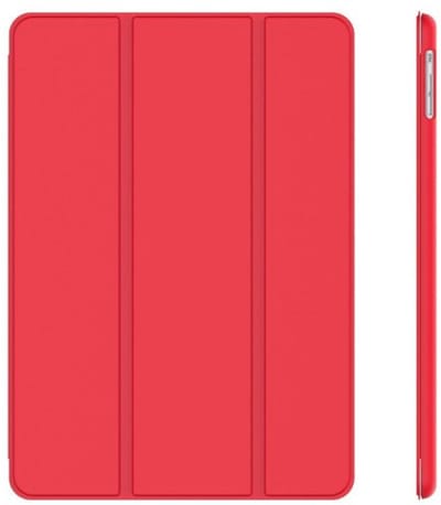 Slim Smart Case Hoes voor iPad Pro 12.9 (2015/2017) – Kunstleer – Tri-Fold Stand – Sleep/Wake Rood