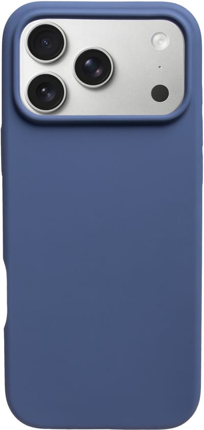 BMAX Siliconen hard case hoesje voor iPhone 17 Pro Max - Hardcover - Apple - Back cover - Backcover - Beschermhoesje - Telefoonhoesje - Hard case - Telefoonbescherming - Donkerblauw