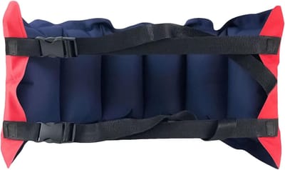 Zwemband Volwassenen - Opblaasbare Zwemband - Zwemtraining Ondersteuning - Verstelbare Gesp - 74 x 27 cm - Rood