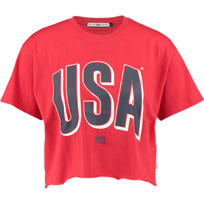 America Today Elvy Usa Tomato Maat: XS | Tops Outlet | Dames