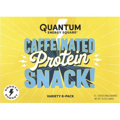 Quantum Energy Square, Variety Adventure 8-pack, 8 eenheden, 1,69 oz (48 g) elk
